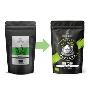 Geschenkset: japanischer Premium-Matcha + matchawan + Bambuszubehör