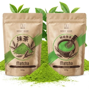 Set aus 2 chinesischen Matcha‑Tees: Premium + kulinarisch