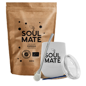 Mate Tee Set: Soul Mate Energia 500g + TermoLid + Bombilla