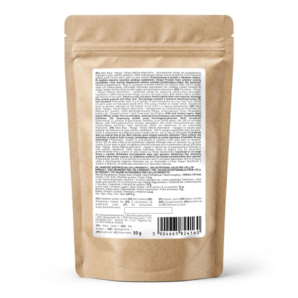 Mary Rose – Yellow Matcha Alternative – Mango (Pulver) 50 g