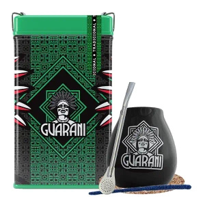 Set Yerbera Guarani Elaborada Tradicional 0.5kg