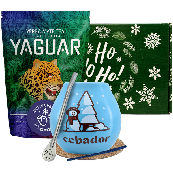 Winter-Geschenkset Mate Tee Yaguar Winter Prune 0,5kg