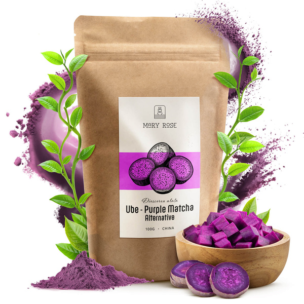Mary Rose – Purple Matcha Alternative – Ube (Pulver) 100 g