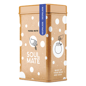 Yerbera – Metalldose + Soul Mate Orgánica Despalada 0,5 kg
