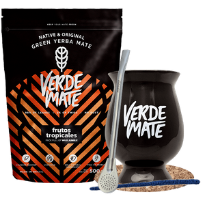 Set Mate Becher Yerba Mate Guarani Elaborada 0,5kg