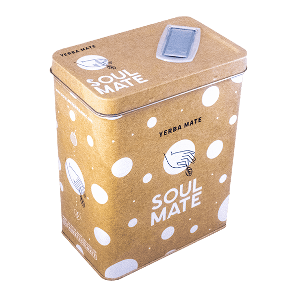 Yerbera – Metalldose + Soul Mate Orgánica Energia 0,5 kg