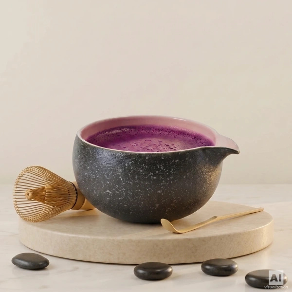 Geschenkset zur Zubereitung von Purple Matcha