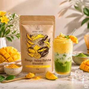 Set farbiger Matchas: Red Matcha + Orange Matcha + Yellow Matcha
