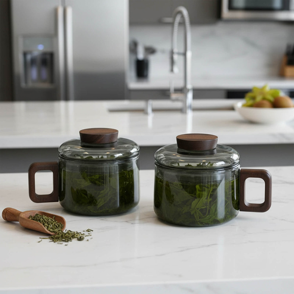 Glastasse mit Sieb Cebador Vidrio 200 ml