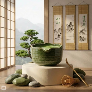 Geschenkset: Zubehör zur Zubereitung von Matcha-Tee