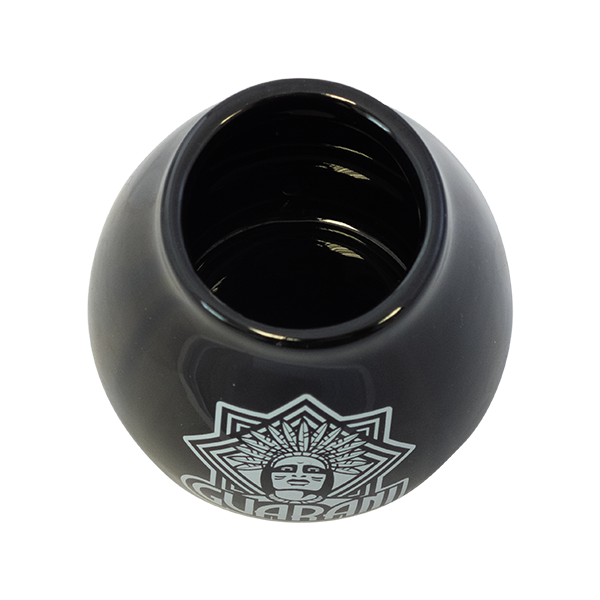 Guarani Mate Becher aus Keramik - Schwarz - 350ml
