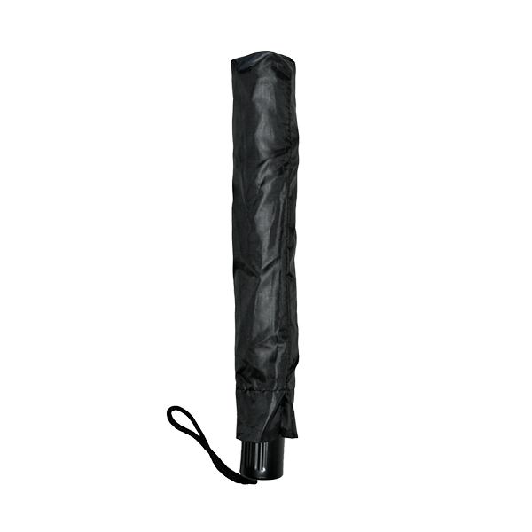 Zusammenklappbarer Regenschirm mit MateMundo-Logo