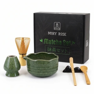 Geschenkset: Zubehör zur Zubereitung von Matcha-Tee