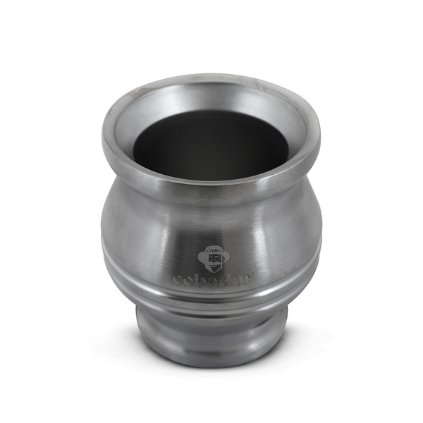 TermoColador – Thermobecher für Mate Tee – 190 ml (silber)