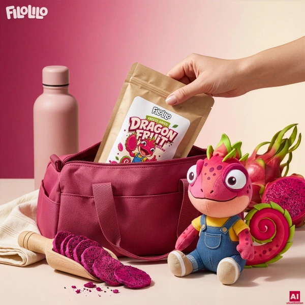 FiloLilo – Gefriergetrocknete Drachenfrucht (Scheiben) 100 g