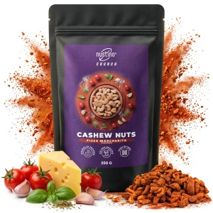 Nustino Crunch – Geröstete Cashewkerne – Pizza Margherita Flavour 200 g