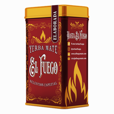 Yerbera – Metalldose + El Fuego Elaborada 0,5 kg