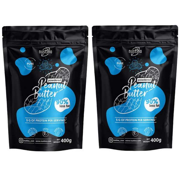 Set 2x Nustino Erdnussbutterpulver