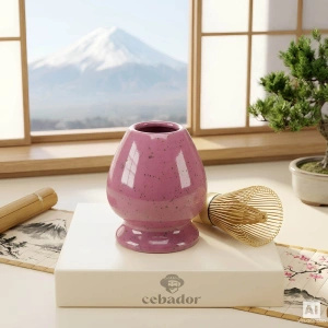 Geschenkset zur Zubereitung von Pink Matcha