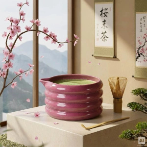 Geschenkset: japanischer Premium-Matcha + matchawan + Bambuszubehör