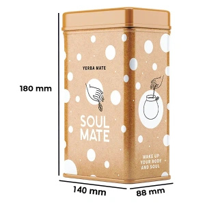 Yerbera – Metalldose + Soul Mate Orgánica Anís 0,5 kg