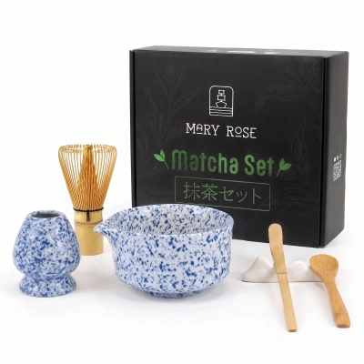 Geschenkset: Zubehör zur Zubereitung von Matcha-Tee