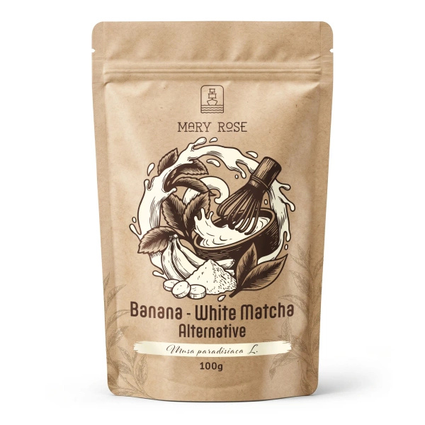 Mary Rose – White Matcha Alternative – Banane (Pulver) 100 g
