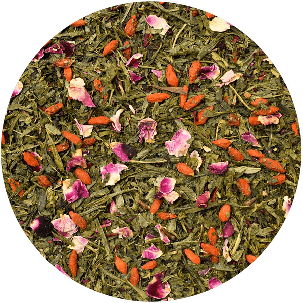 Geschenkset – Präsentkorb: Tee + Süßigkeiten + Zubehör