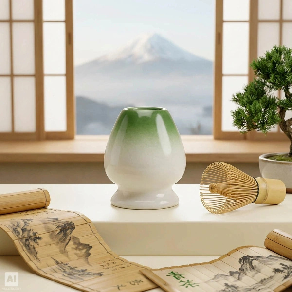 Geschenkset für bunten Matcha Latte: Matcha + White Matcha + Zubehör
