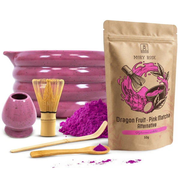 Set zur Zubereitung von Pink Matcha