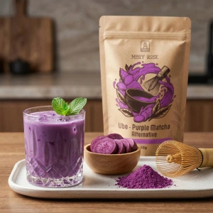 Set zur Zubereitung von Purple Matcha