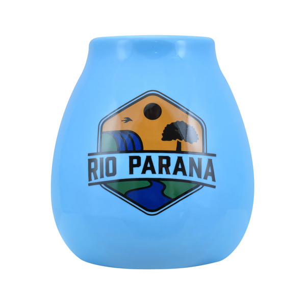 Mate Tee Set Rio Parana Energia 500g 0,5kg Yerbomos + Kalebasse + Bombilla