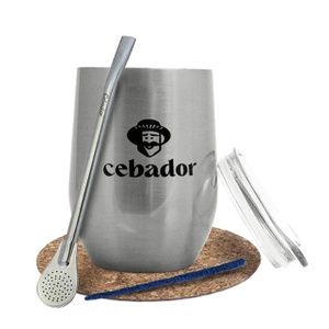 Mate Tee Zubehör Set: Mate-Thermobecher TermoLid + bombilla