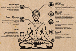 Papieretikett Buddha Steine TTL 100mm x 150mm