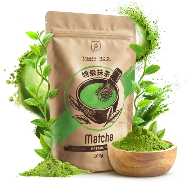 Geschenkset: Premium-Matcha + Matchawan + Bambuszubehör
