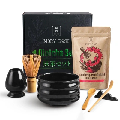 Geschenkset zur Zubereitung von Red Matcha