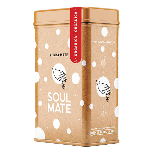 Yerbera – Metalldose + Soul Mate Orgánica Elaborada 0,5 kg