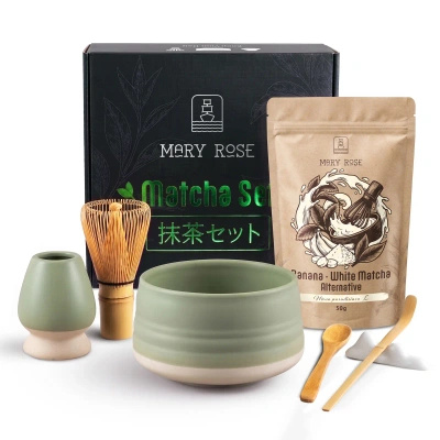 Geschenkset zur Zubereitung von White Matcha