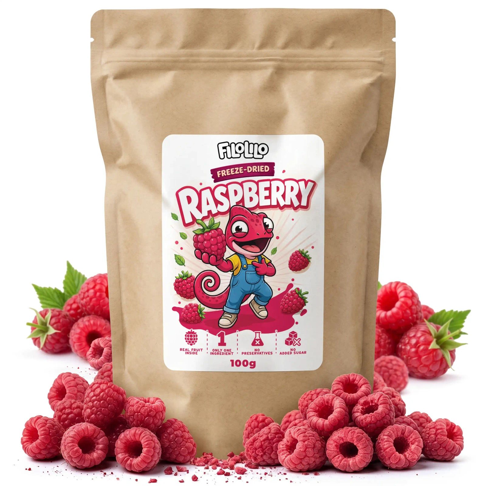 FiloLilo gefriergetrocknete Himbeeren