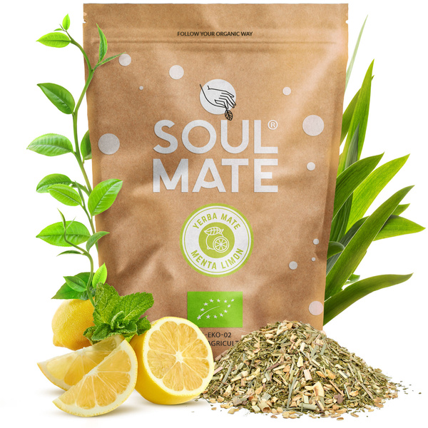 Mate Tee Set Soul Mate Organica 2x500g 1kg Kalebasse + Bombilla