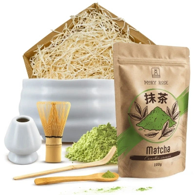 Geschenkset zum Aufbrühen von Matcha-Tee