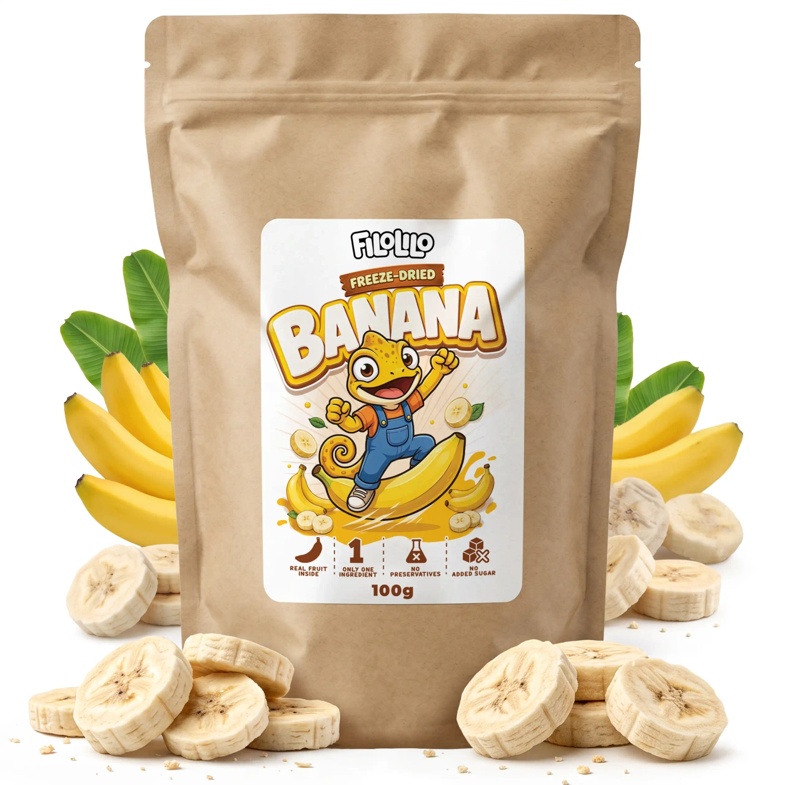 Gefriergetrocknete Banane von FiloLilo