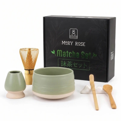 Geschenkset: Zubehör zur Zubereitung von Matcha-Tee