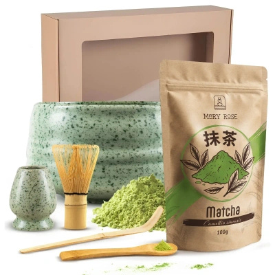 Geschenkset zum Aufbrühen von Matcha-Tee