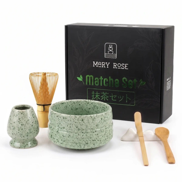 Geschenkset: Zubehör zur Zubereitung von Matcha-Tee