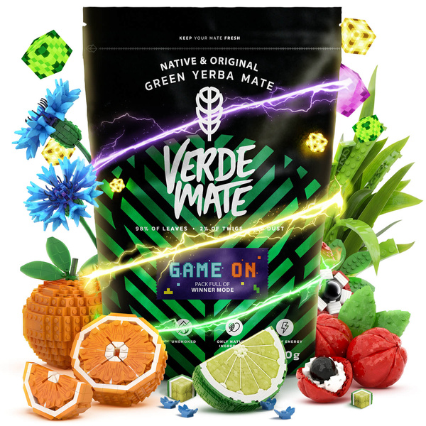 Verde Mate Green Game On 0,4 kg – Mate Tee für Gamer mit Energy‑Drink‑Geschmack