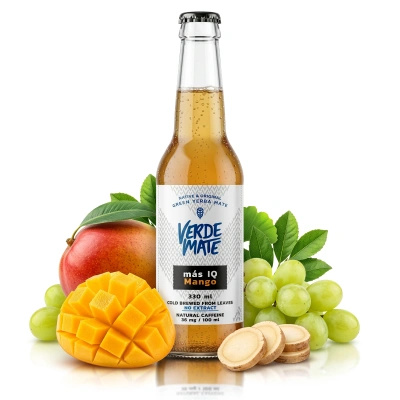Verde Mate Green Cold Brew – Más IQ Mango 330 ml