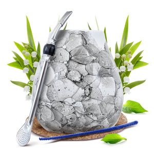 Starter Set Yerba Mate Kalebasse + Bombilla