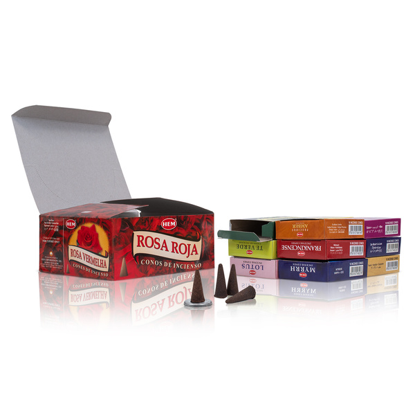 HEM Räucherkegel – Mischung aus 12 Düften