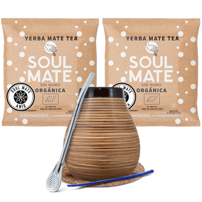 Yerba mate Satz Bombilla Kalebasse BIO